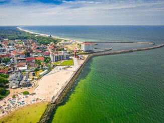 Strand an der Ostsee in Darlowko